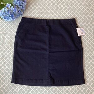 Croft & Barrow Denim Career Pencil Skirt 16 NWT